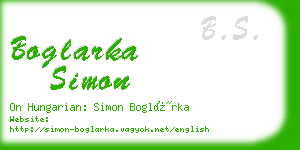 boglarka simon business card